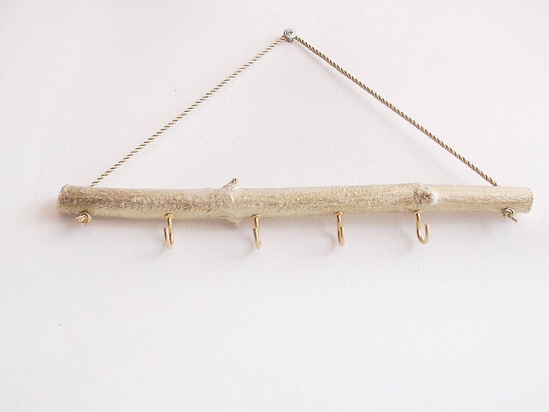 Gold Jewelry Holder for Wall Birch Branch Decor Hanging Etsy