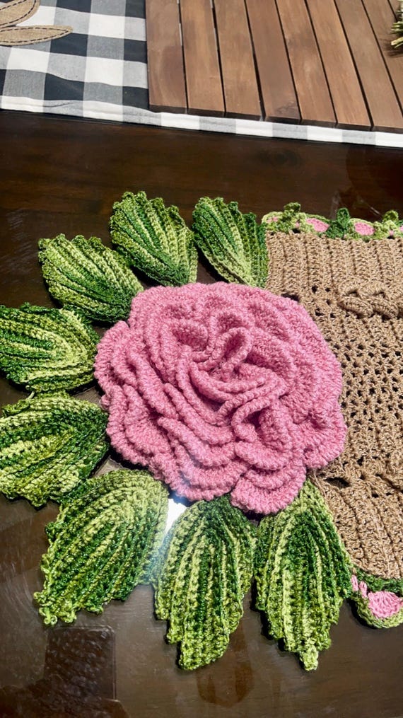 Runner Da Tavolo Rosa In Acrilico 20cm X 25m - Deko AS - Lavabile E Termoresistente - 2