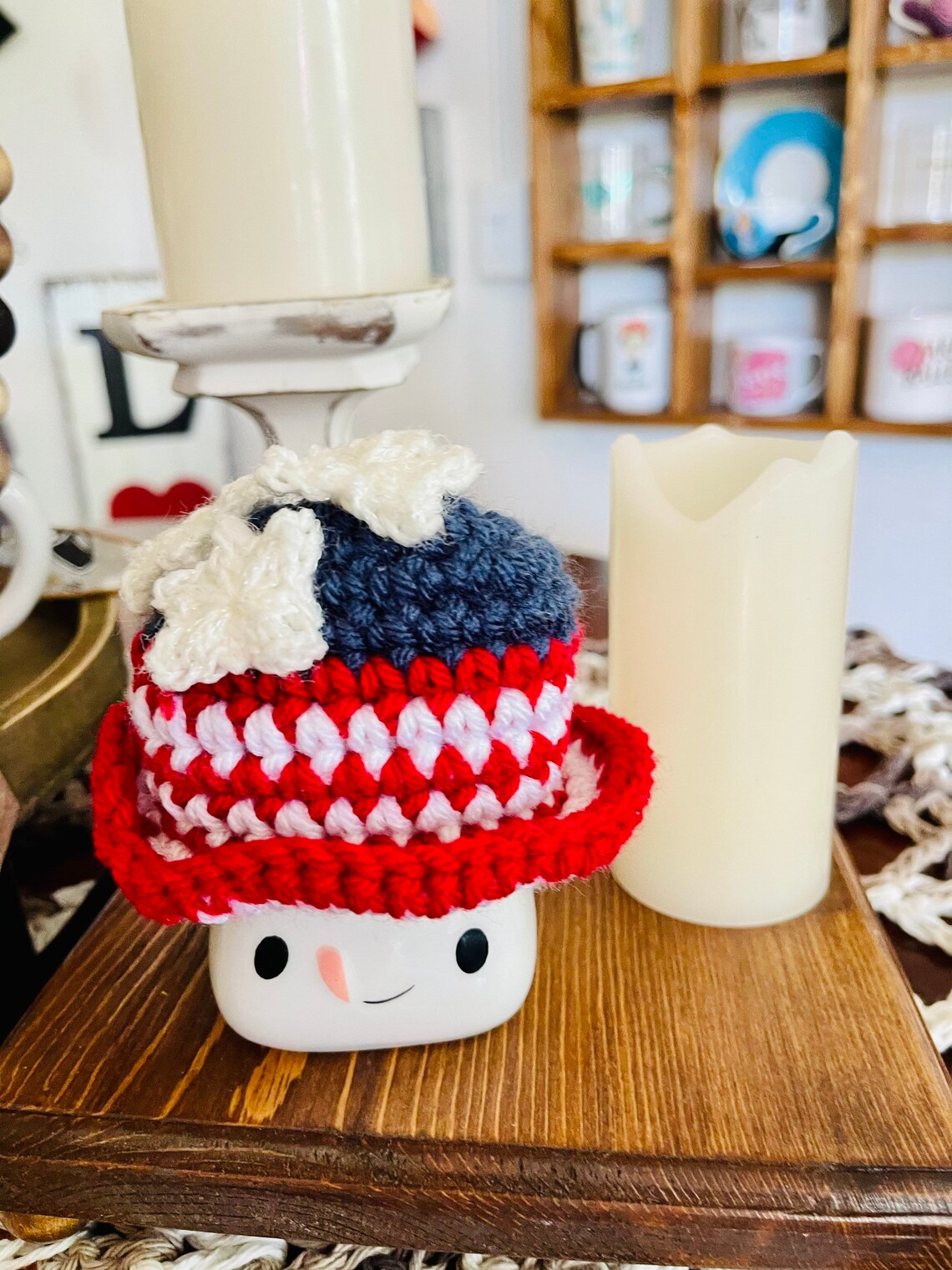 Patriotic Marshmallow Hat 4 of July Patriotic Marshmallow Etsy UK