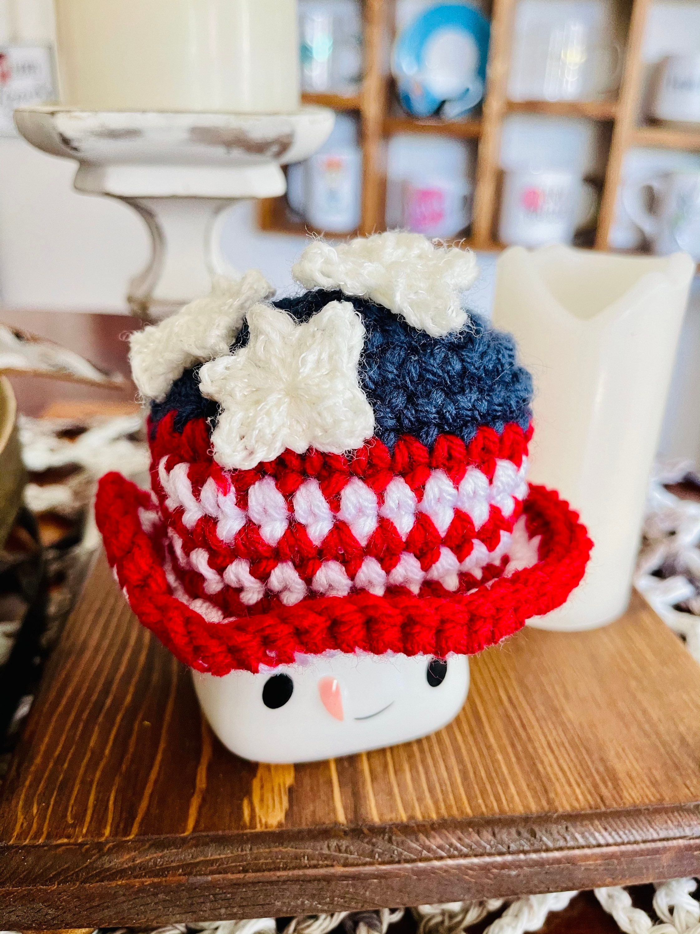 Patriotic Marshmallow Hat 4 of July Patriotic Marshmallow Etsy UK