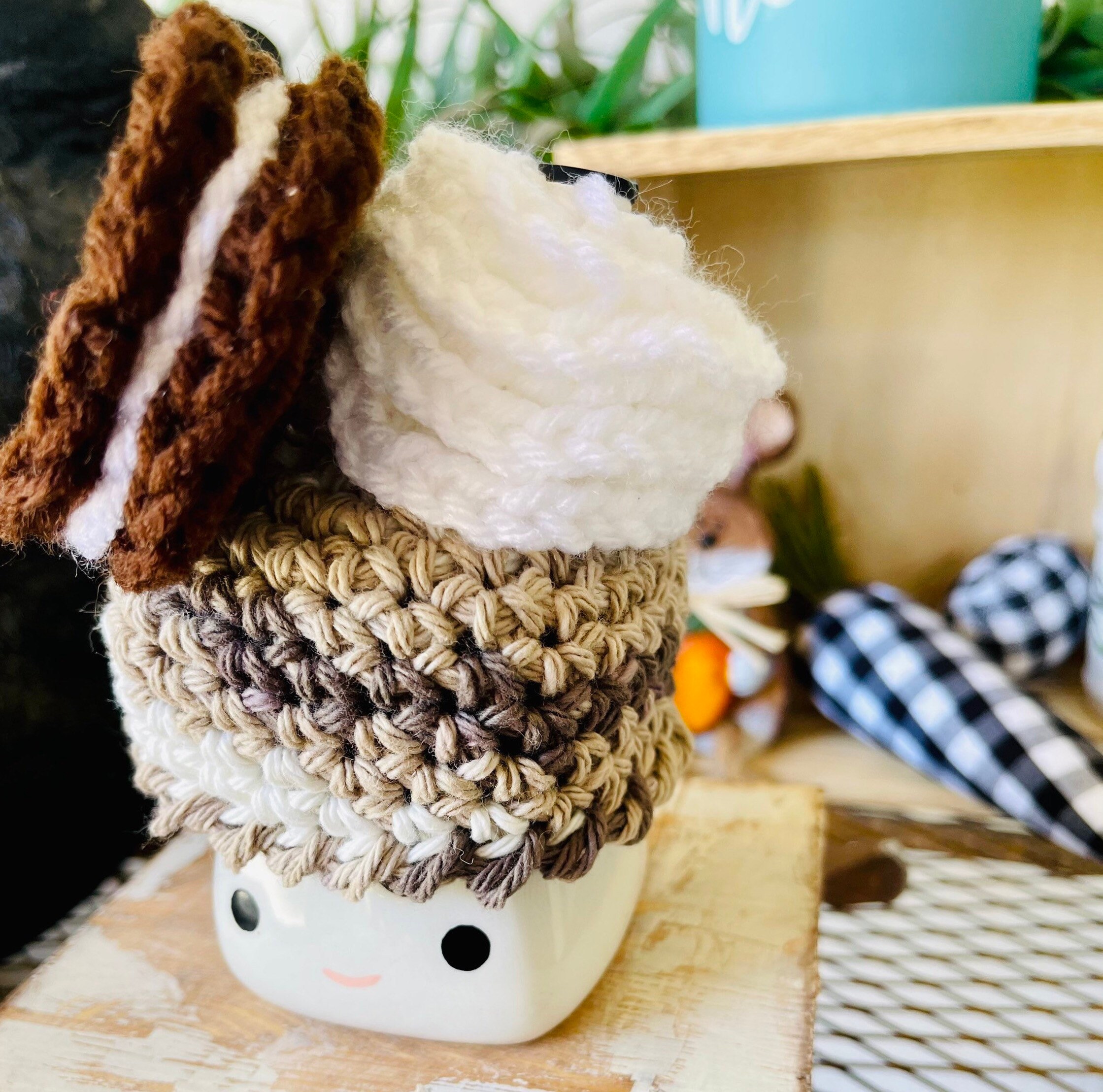 Cookies N Cream Marshmallow Hat Crochet Marshmallows at Oreo Etsy