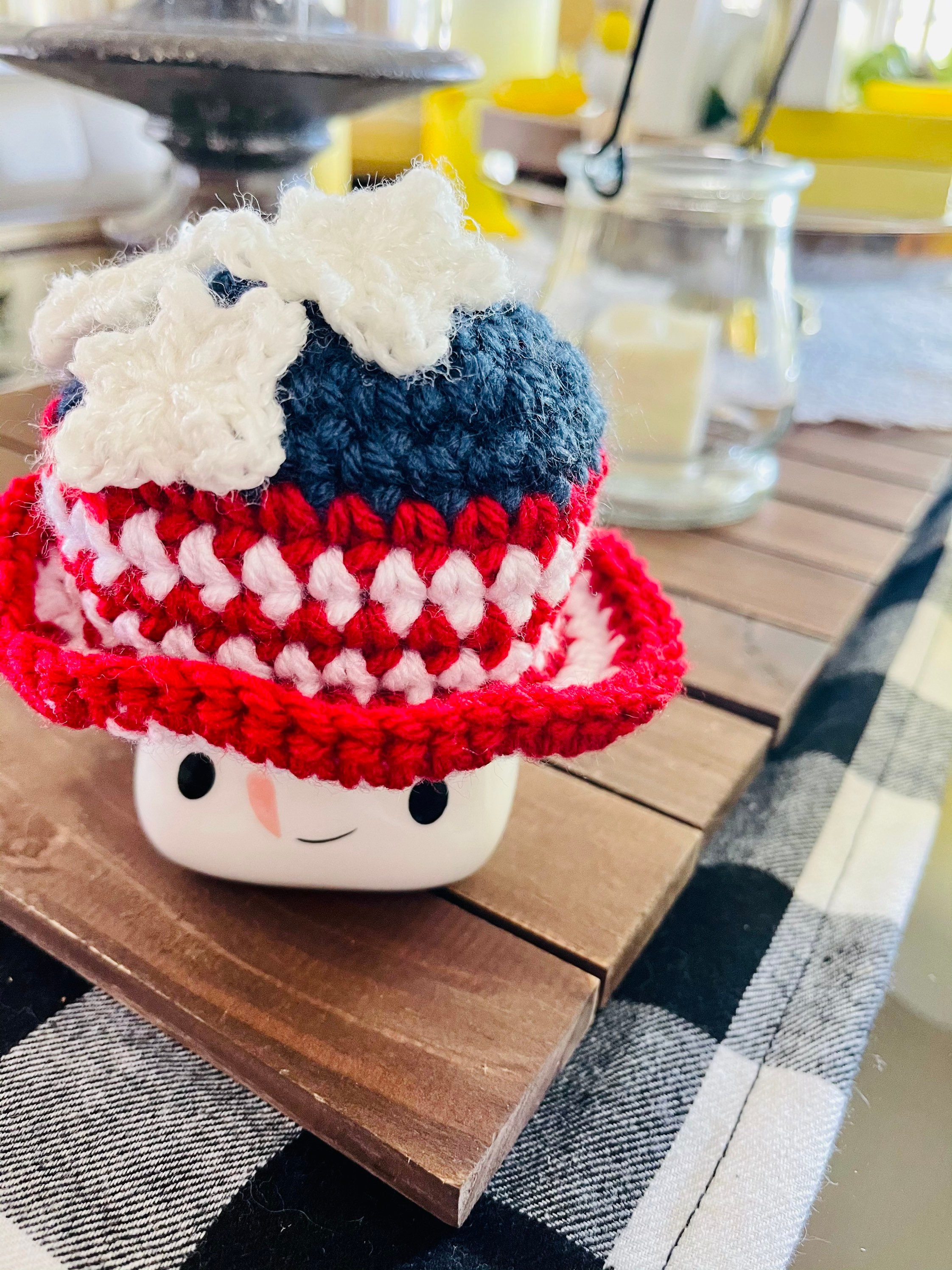 Patriotic Marshmallow Hat 4 of July Patriotic Marshmallow Etsy UK