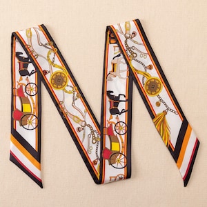 100% Maulbeerseide Schal für Frauen Hals, Handtaschen, Geldbörse, Taschen, Haare Kopf Band dünne Schal Seide Stirnband Schal