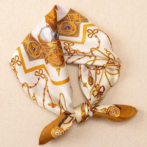 100% Mulberry Silk Scarf for Women Neck Head,Square Scarf 21&quot;x21&quot;for Hair Wrap for Bag,Small Hair Scarf Headscarf