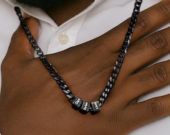 Collar con nombre para papá, regalo para papá, regalo de cumpleaños, regalo perfecto para papá, collar para papá, regalo para el Día del Padre o el Día de San Valentín.