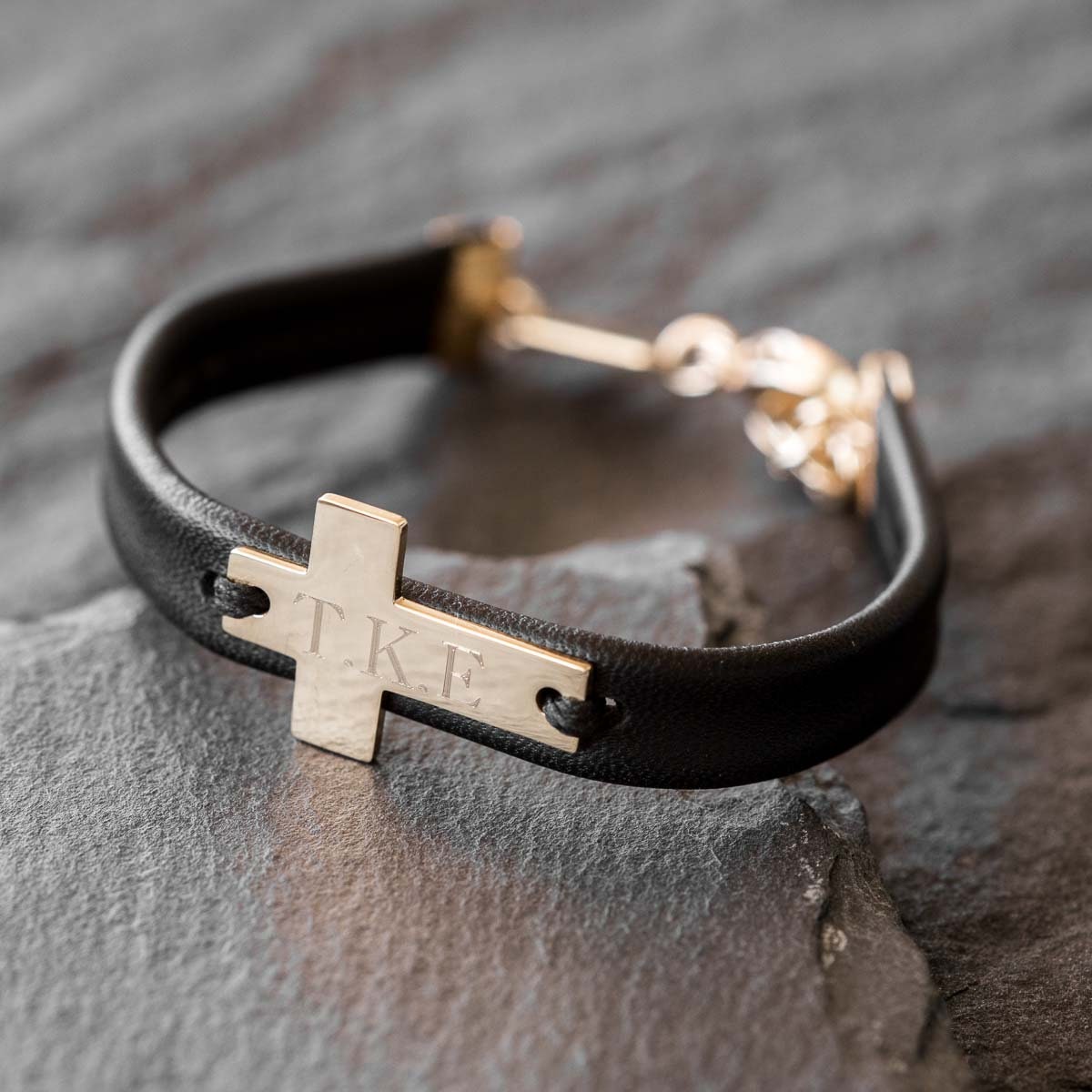 Personalized Cross Bracelet Custom Cross Bracelet Etsy