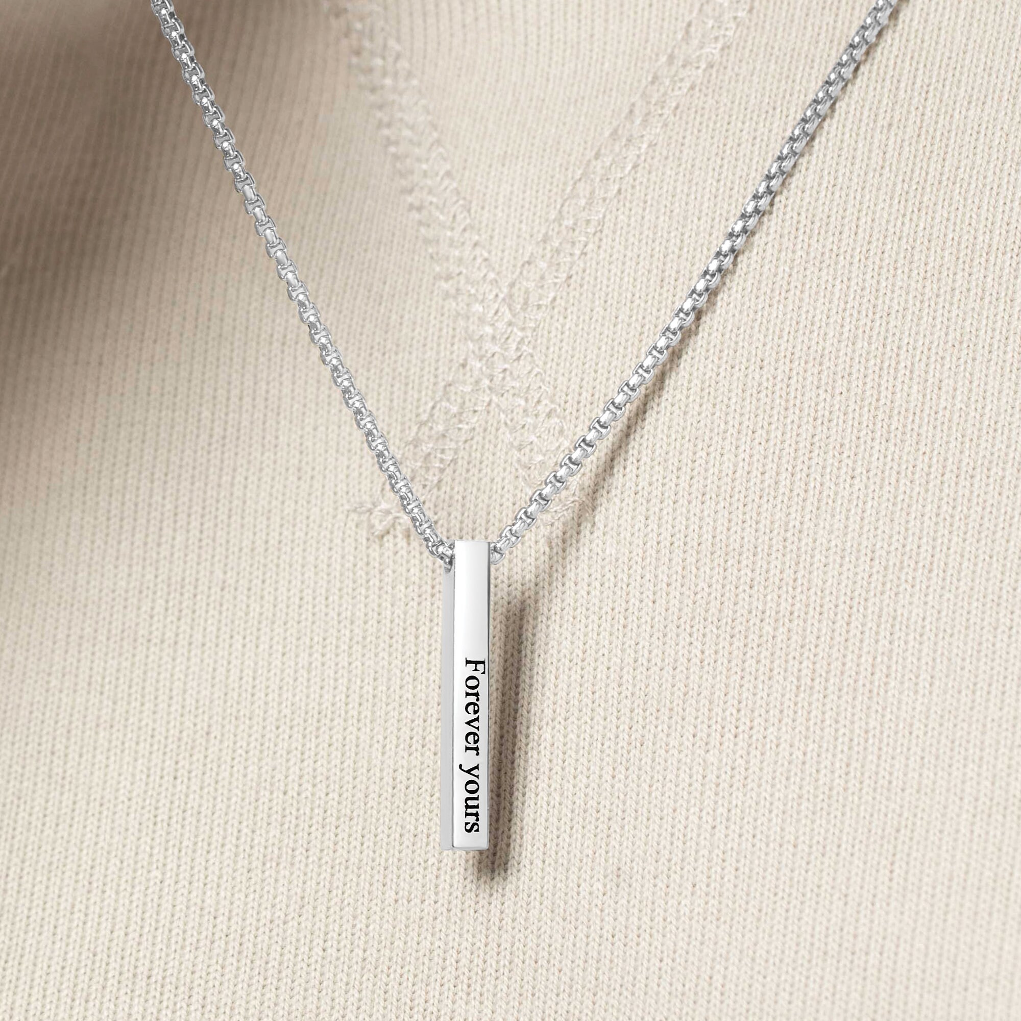 Men's Custom Necklace Men's Personalized Necklace Etsy