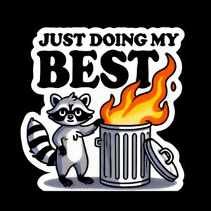 Sticker-Ich tue einfach mein Bestes