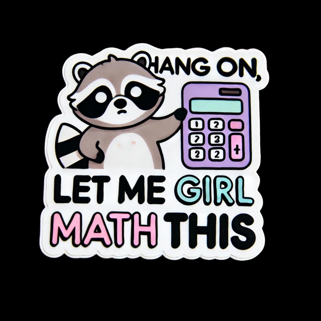 Sticker-girl Math - Etsy