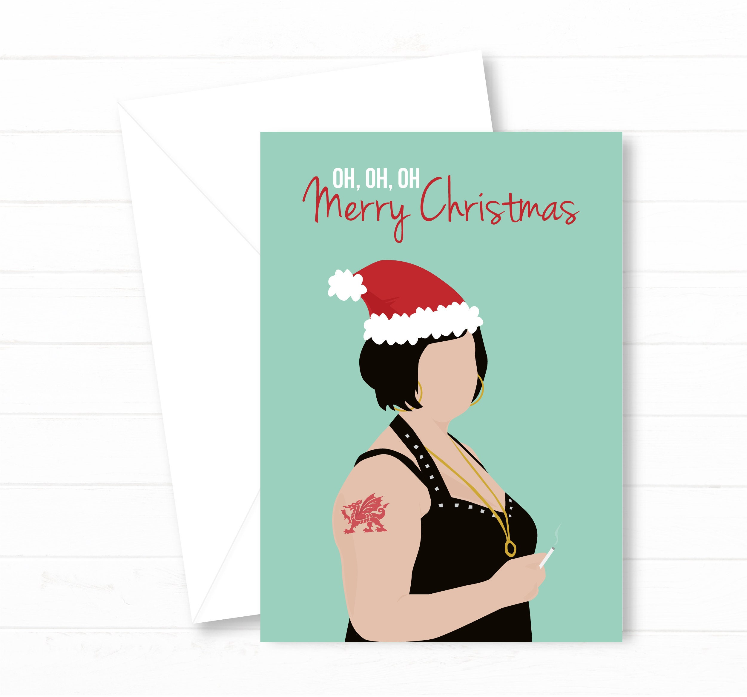 'Loch Nessa' Personalised Gavin and Stacey Funny Lush Santa Christmas Xmas Card 'Loch Nessa' Personalised Gavin and Stacey Funny Lush Santa Christmas Xmas Card