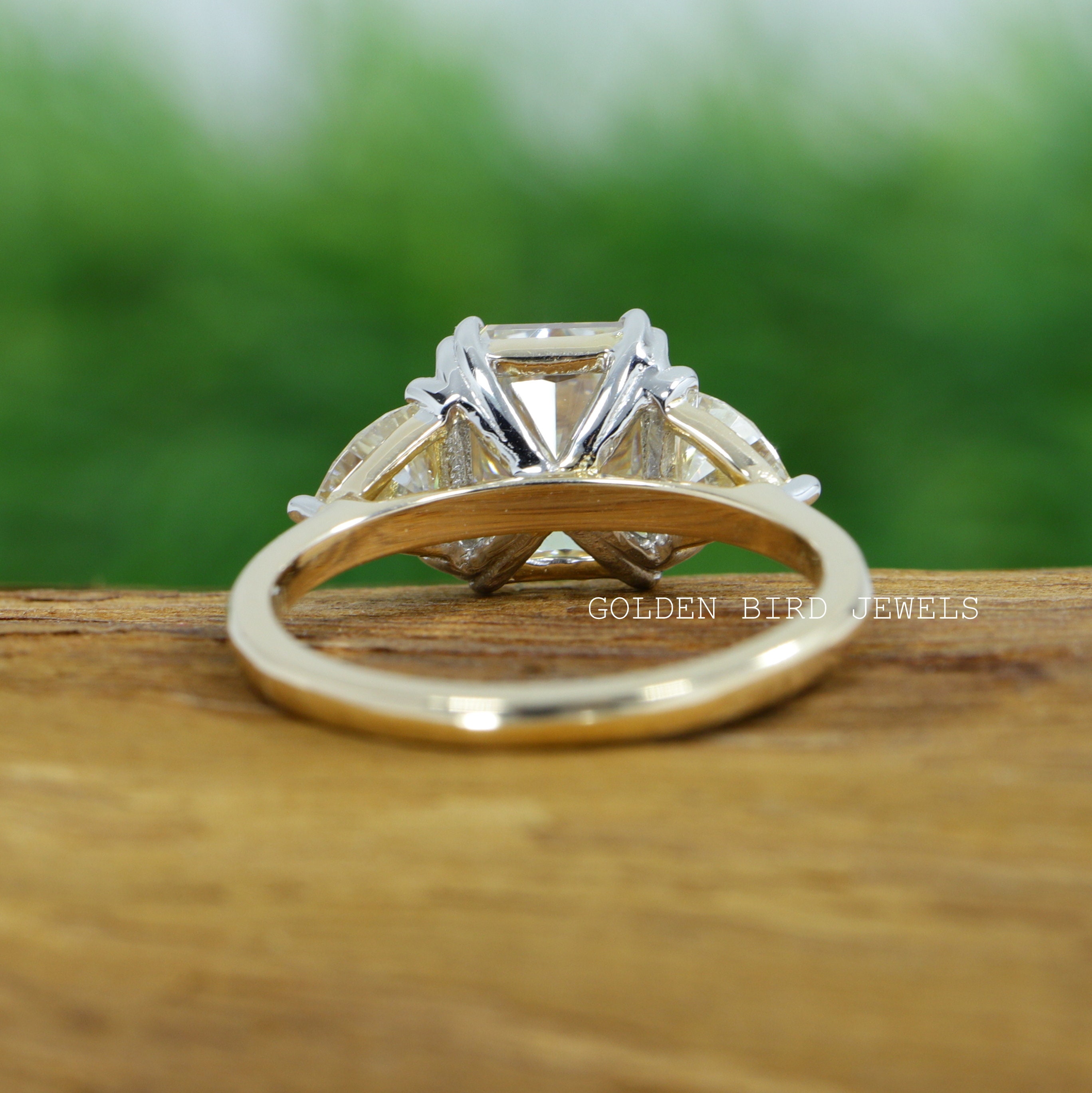 Radiant 3.5 Carat Moissanite Sterling Silver Ring