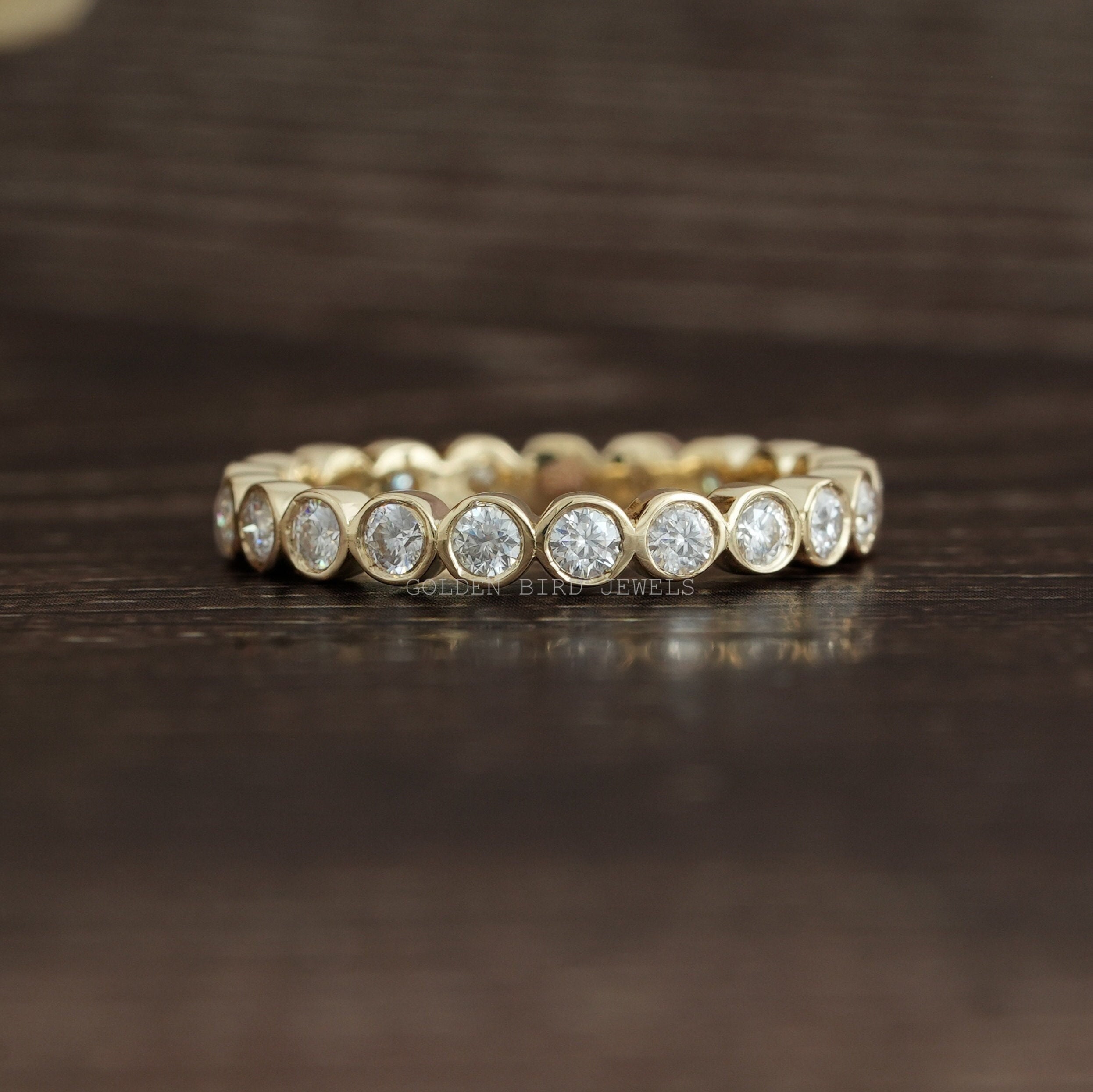 Bezel set clearance eternity band