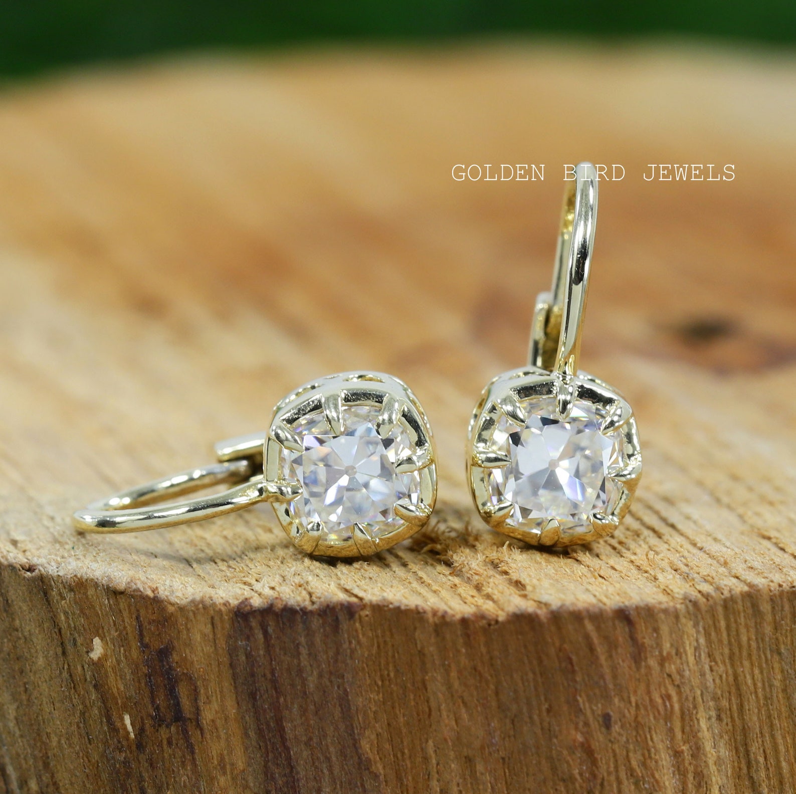 OMC Moissanite Dangle Earrings / 11 CT Near Colorless Etsy