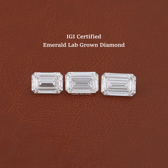 to CT Eco Friendly Loose Diamond/ IGI Certified Emerald