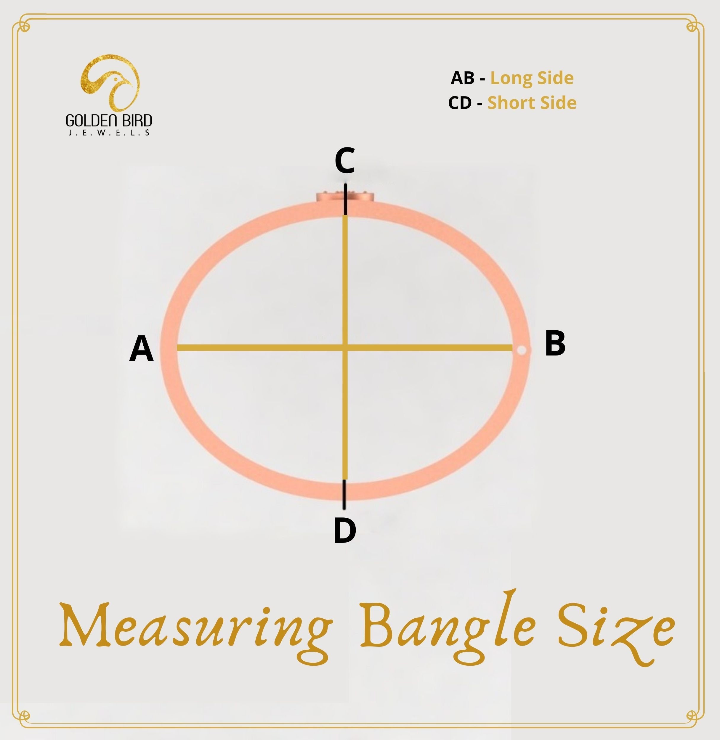 Bangle Size Chart Etsy