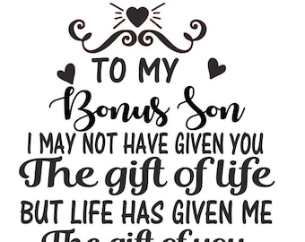 Best Bonus Son Gifts - Etsy