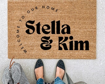 Roommate Gift, Personalized Doormat, Custom Door Mat, Last Name Doormat, Housewarming Gift, Gift for Friend, Personalized Doormat