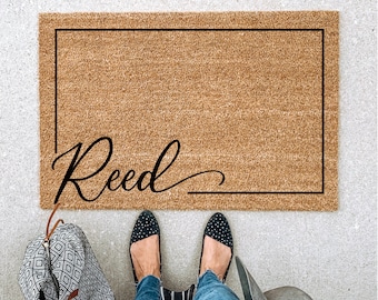 Housewarming Gift Wedding Gift Custom Doormat Personalized Doormat Closing Gift Welcome Doormat Front Door Mat Last name Rug