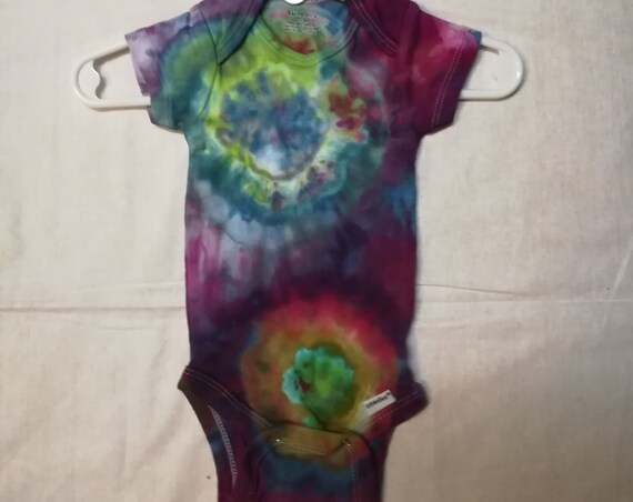 tie dye baby sleeper