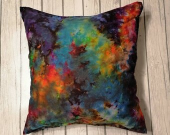 Tie Dye Throw Pillow Etsy