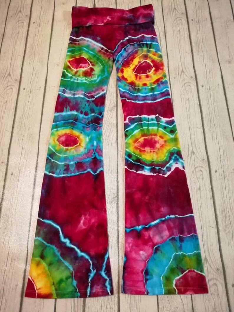 Tie Dye Yoga Pants Geode Tie Dye Yoga Pants Tie Dye - Etsy