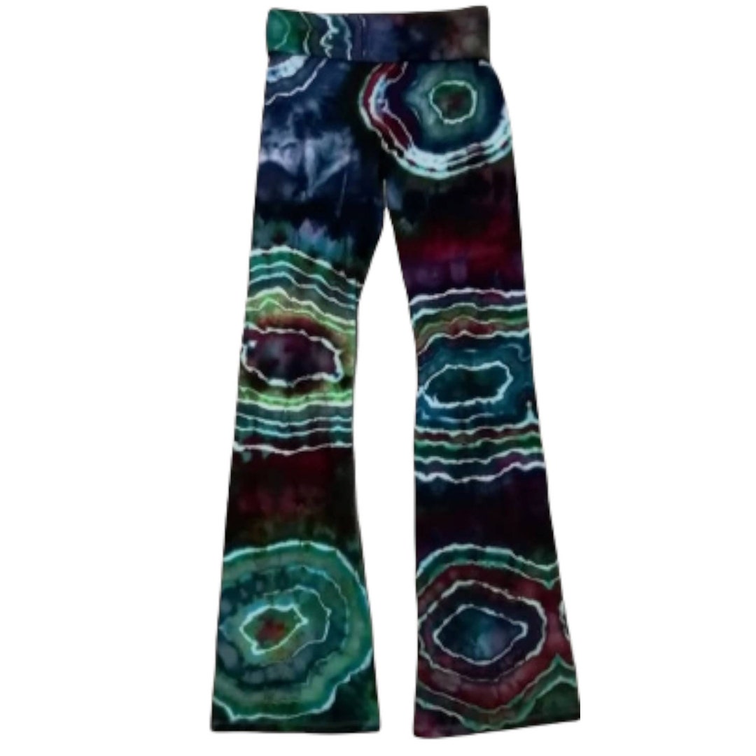 Tie Dye Yoga Pants Geode Tie Dye Yoga Pants Tie Dye - Etsy