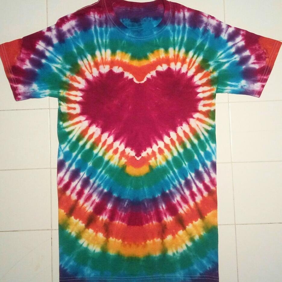 Women's Candy Heart Tie Dye Set, Small