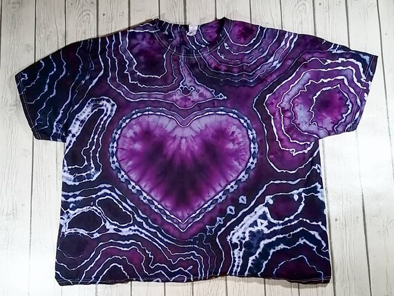 tie dye geode shirt