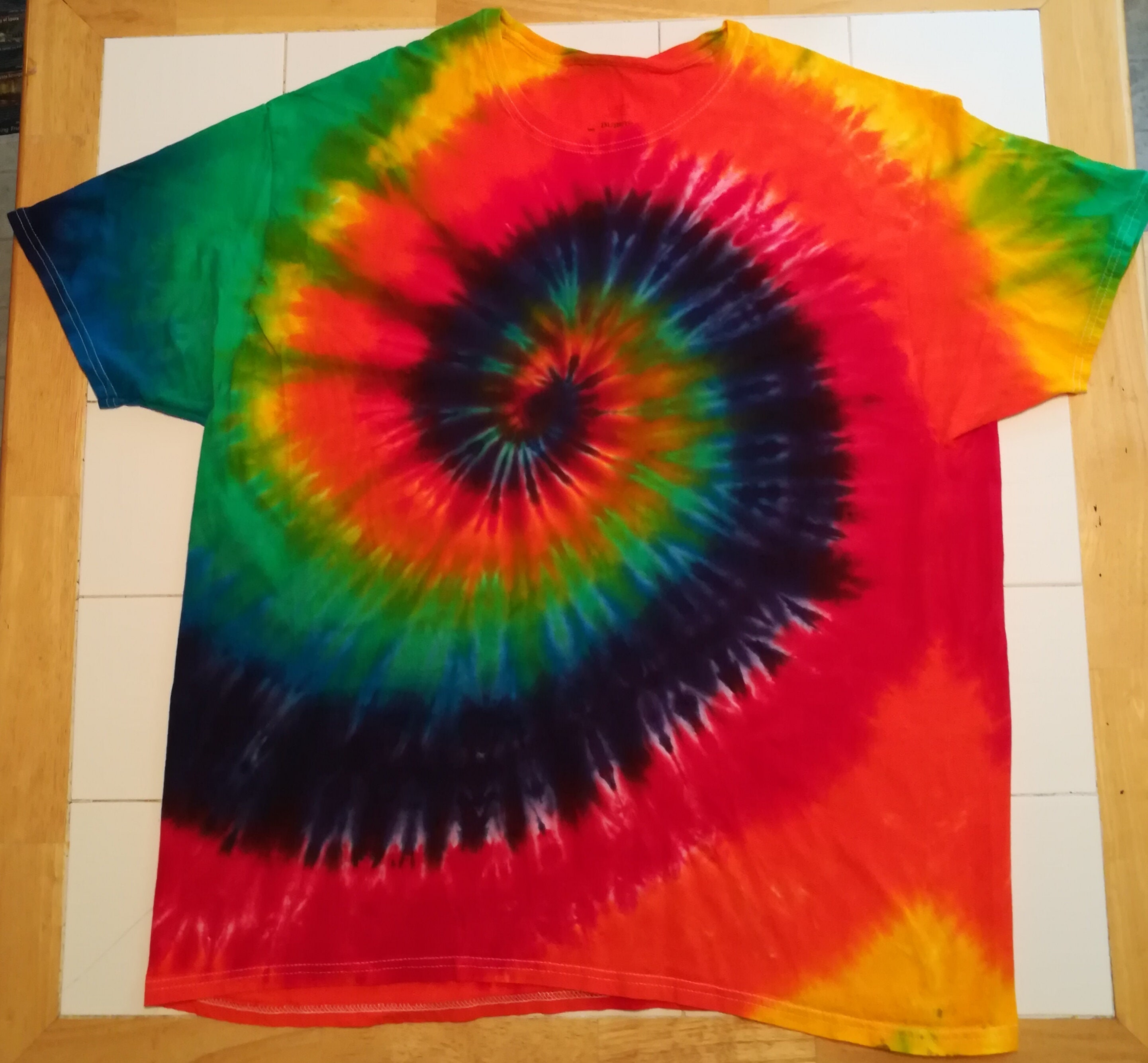 Rainbow Spiral  Tie  Dye 