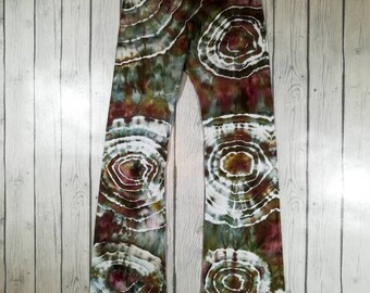 Tie Dye Yoga Pants, Geode Tie Dye Yoga Pants, Tie Dye Leggings, Tie Dye Work Out Pants, Tie Dye, Yoga Pants, Leggings, Women's Yoga Pants