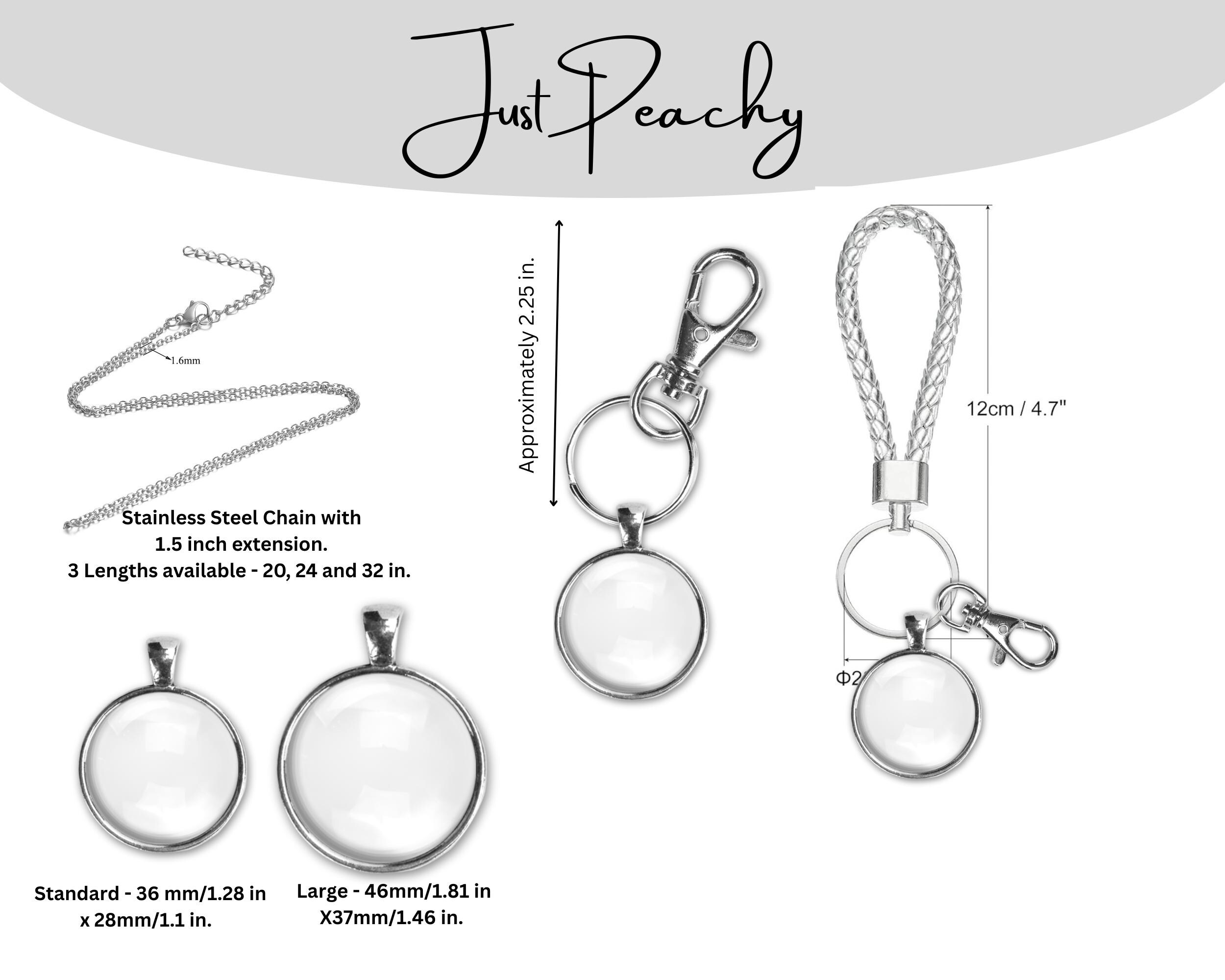 sourcing map 30 catene a sfere da 12,7 cm, catena a sfere in metallo con connettori per portachiavi, ornamento da appendere, etichette, gioielli