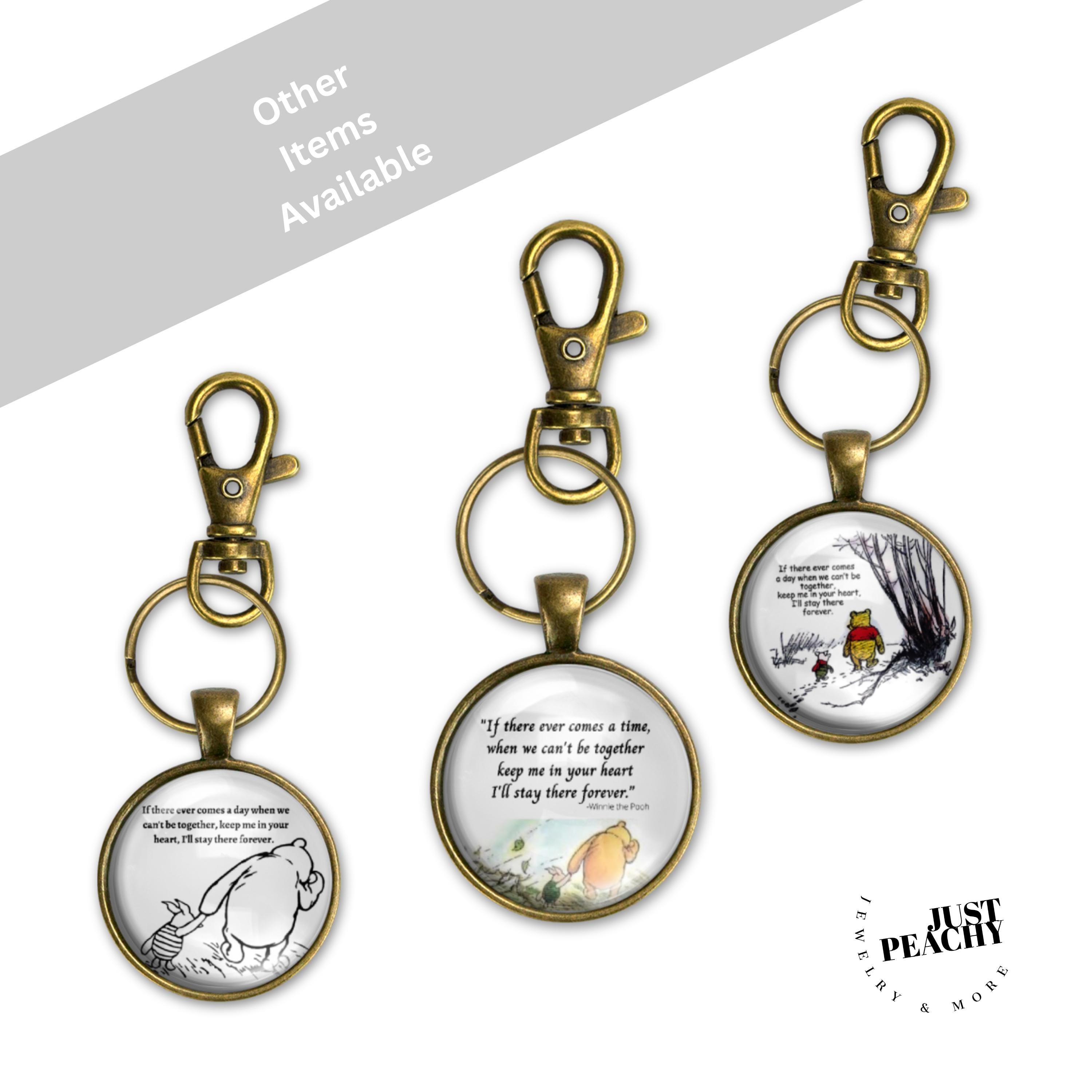 Winnie the Pooh Quote Keychain