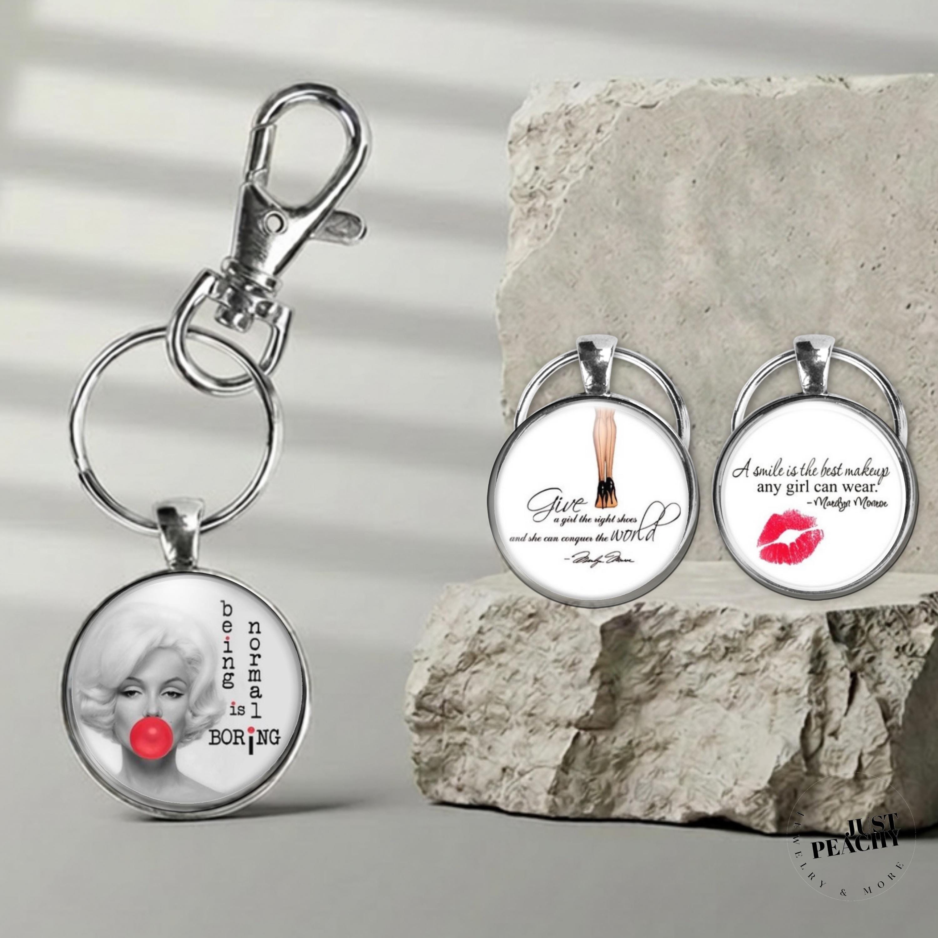Marilyn Monroe Keychain - Etsy