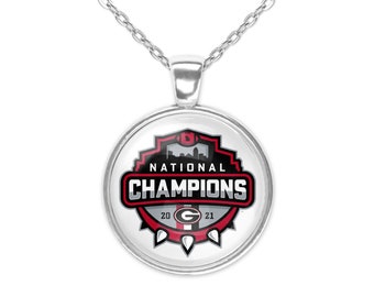 Lex & Lu LogoArt Sterling Silver University of Georgia Large Pendant w/Necklace LAL148073 Lex & Lu LogoArt Sterling Silver University of Georgia Large Pendant w/Necklace LAL148073