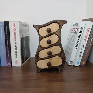 Boîte à bijoux,Boîte en bois,Boîte à bûches,Boîte à bijoux en bois,Cadeau de mariage,Cadeau d'anniversaire,Décoration en bois,Coffret cadeau,Décoration d'intérieur,Noël,Artisanat, Fait main