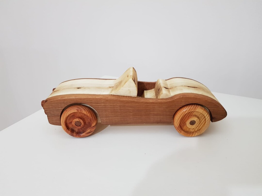 Handmade Wooden Corvette Toy Car, Natural Wood Decor - Etsy