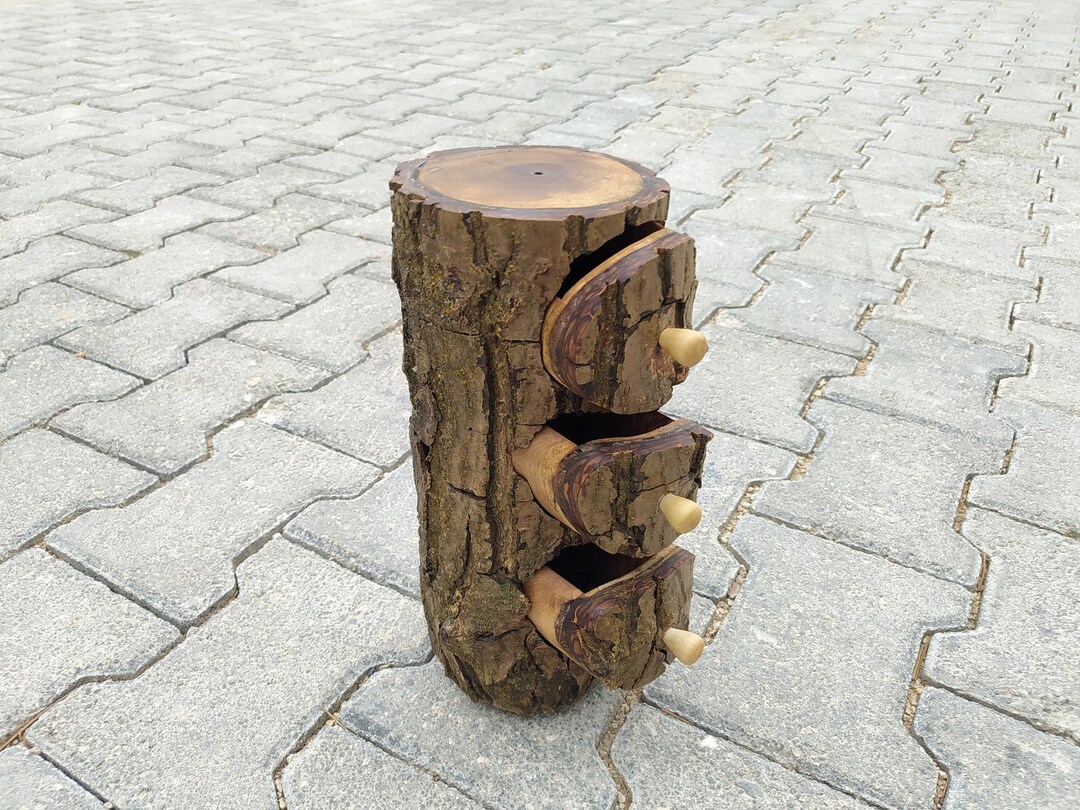 Wooden Box, Log Box,wooden Jewelry Box,handmade Wooden Box,handmade Log