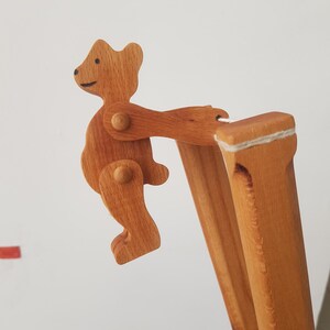 Handmade Beech Wood Acrobat Toy, Educational Fine Motor Skills - Etsy