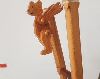 Handmade Beech Wood Acrobat Toy, Educational Fine Motor Skills - Etsy