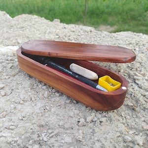 pencil case,pencil holder,pen,fountain pen,glasses box,jewelry box,wooden box,wooden design,wooden gift,gift box,handmade,children&#39;s gift