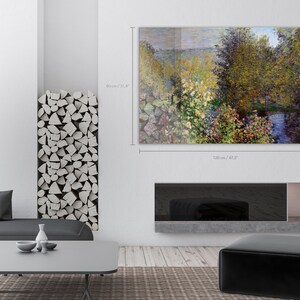 Claude Monet - Corner Of The Garden At Montgeron - Watercolor Painting - Art Print On Acrylic Glass - Plexiglass - Wall Hanging #32AN
