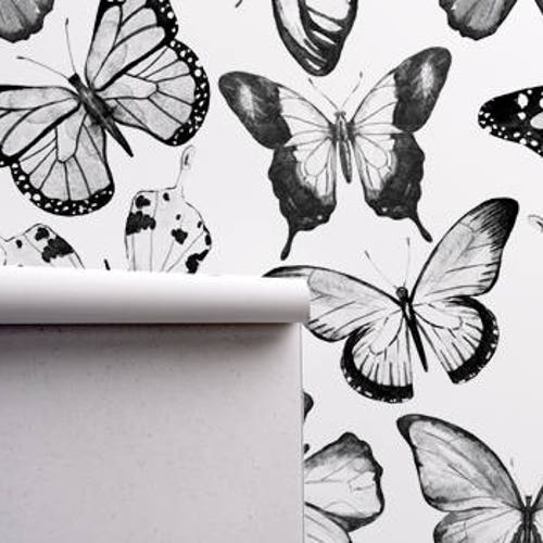 Watercolor Butterfly Wallpaper Renters Decor Wall Mural - Etsy Watercolor Butterfly Wallpaper Renters Decor Wall Mural - Etsy