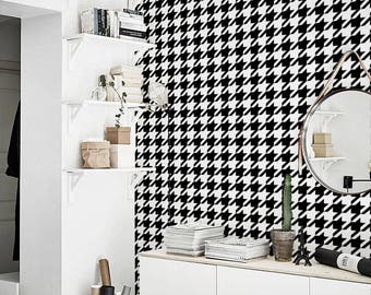 Repositionable FREE SHIPPING Wallpaper for Dentist Office Tooth Teeth Toothbrush Black and White Peel /& Stick Wallpaper