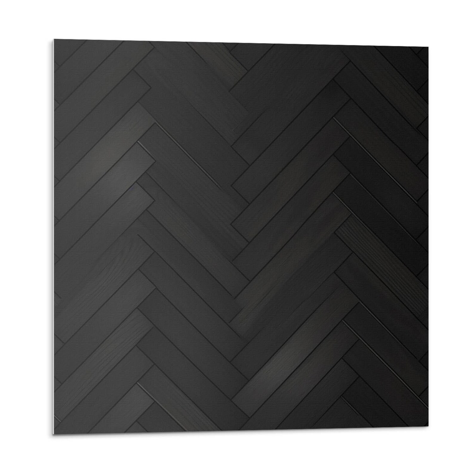 Herringbone Parquet Pattern Tile Stickers, Black Removable Tiles, Tile ...
