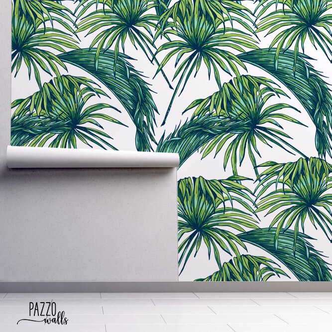Tropic Palm Leaf Wallpaper Ers Decor Removable Regular New Zealand - Palm Leaf Wallpaper B Q Tropic Palm Leaf Wallpaper Ers Decor Removable Regular New Zealand - Palm Leaf Wallpaper B Q
