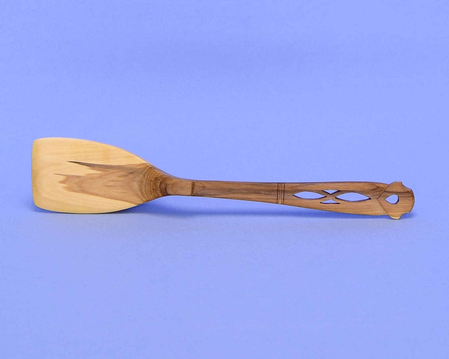 Unique wooden cooking spatula. Made by hand. The bend of the Etsy