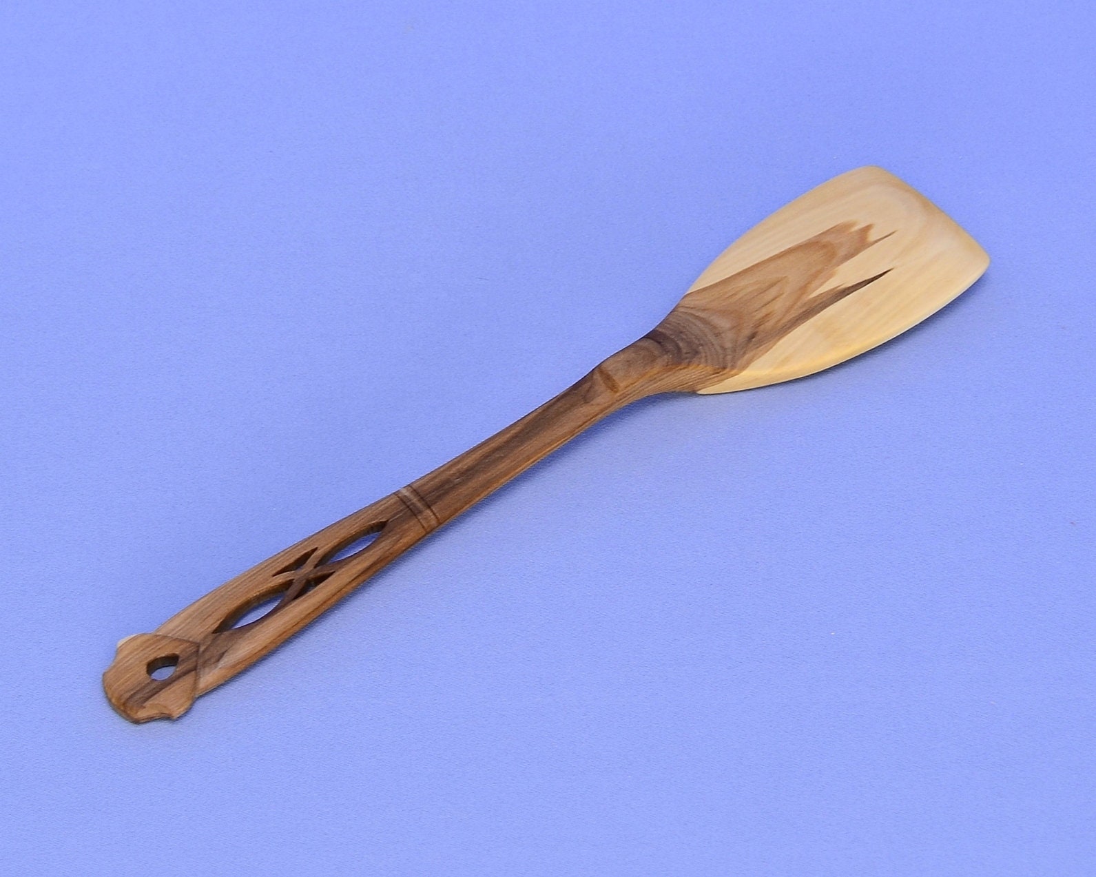 Unique wooden cooking spatula. Made by hand. The bend of the Etsy