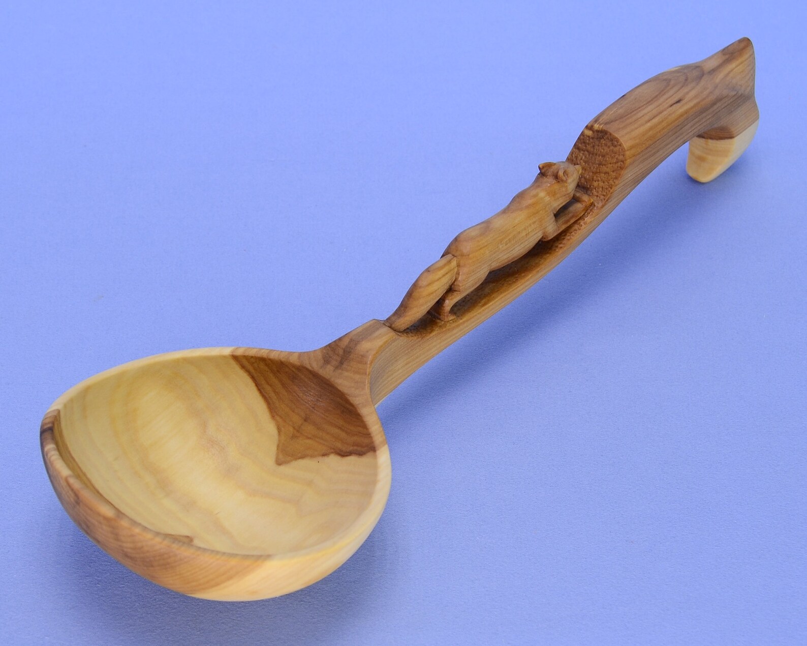 Wooden large ladle handmade. Made of ecofriendly material. Etsy