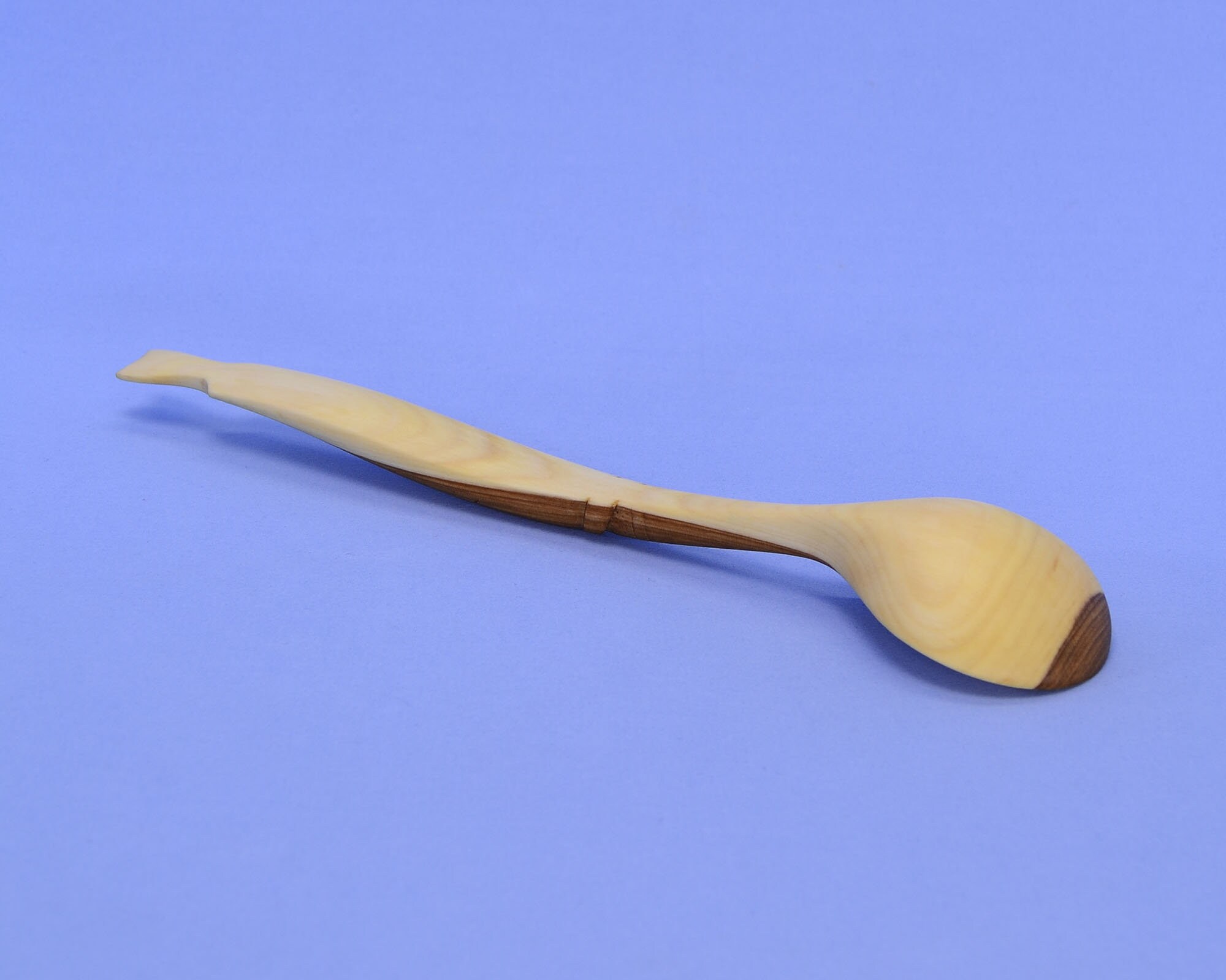 Beautiful handmade wooden spoon. With a carved handle in the Etsy