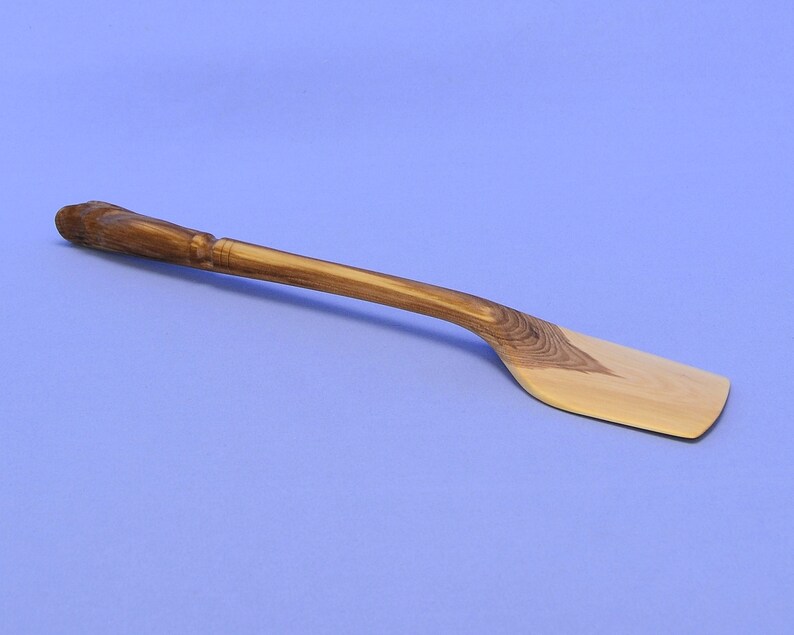 Unique wooden cooking spatula. Made by hand. The bend of the Etsy